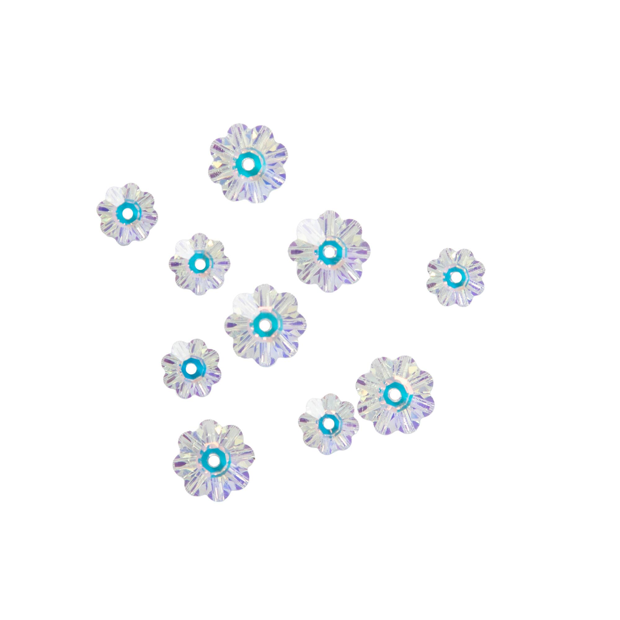 6 Packs: 10 ct. (60 total) Flower Sew-On Austrian Crystals by Bead Landing